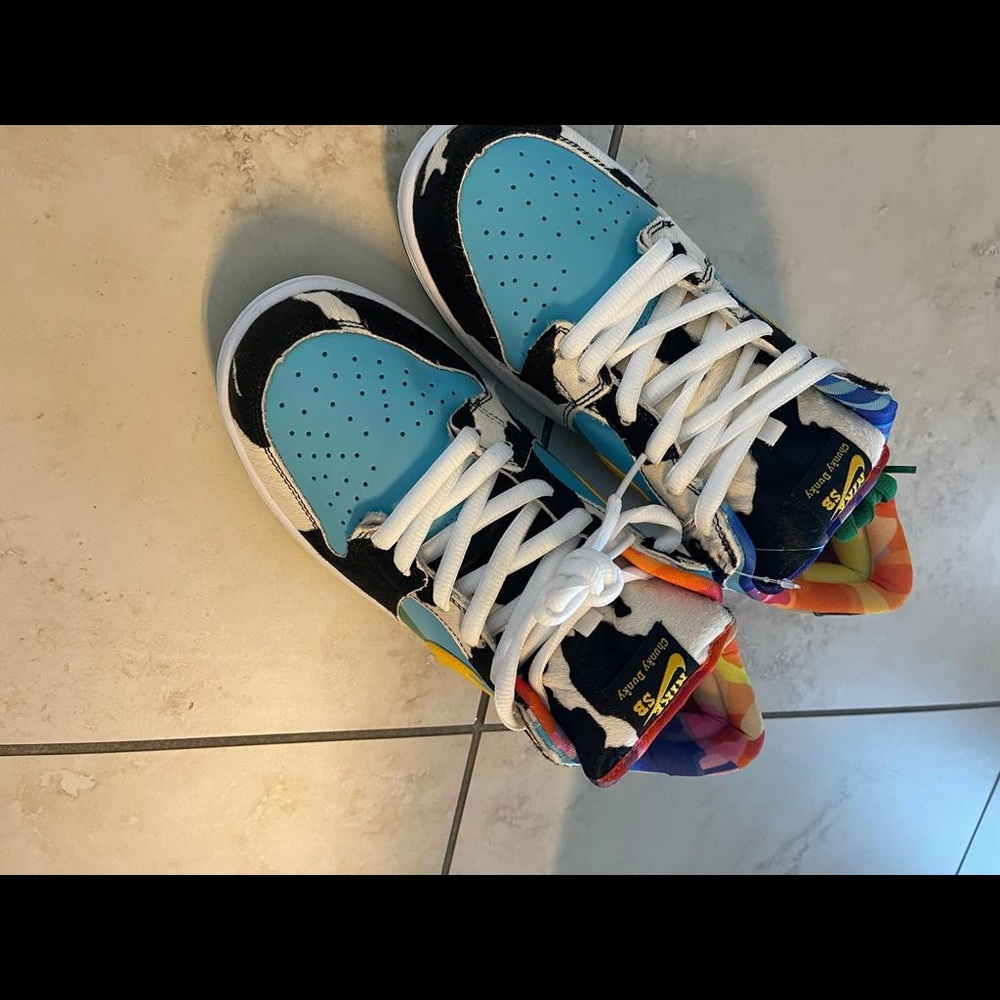 NIKE  NEW Sb Dunk "ben & Jerry's" Low-top Sneakers In Blue